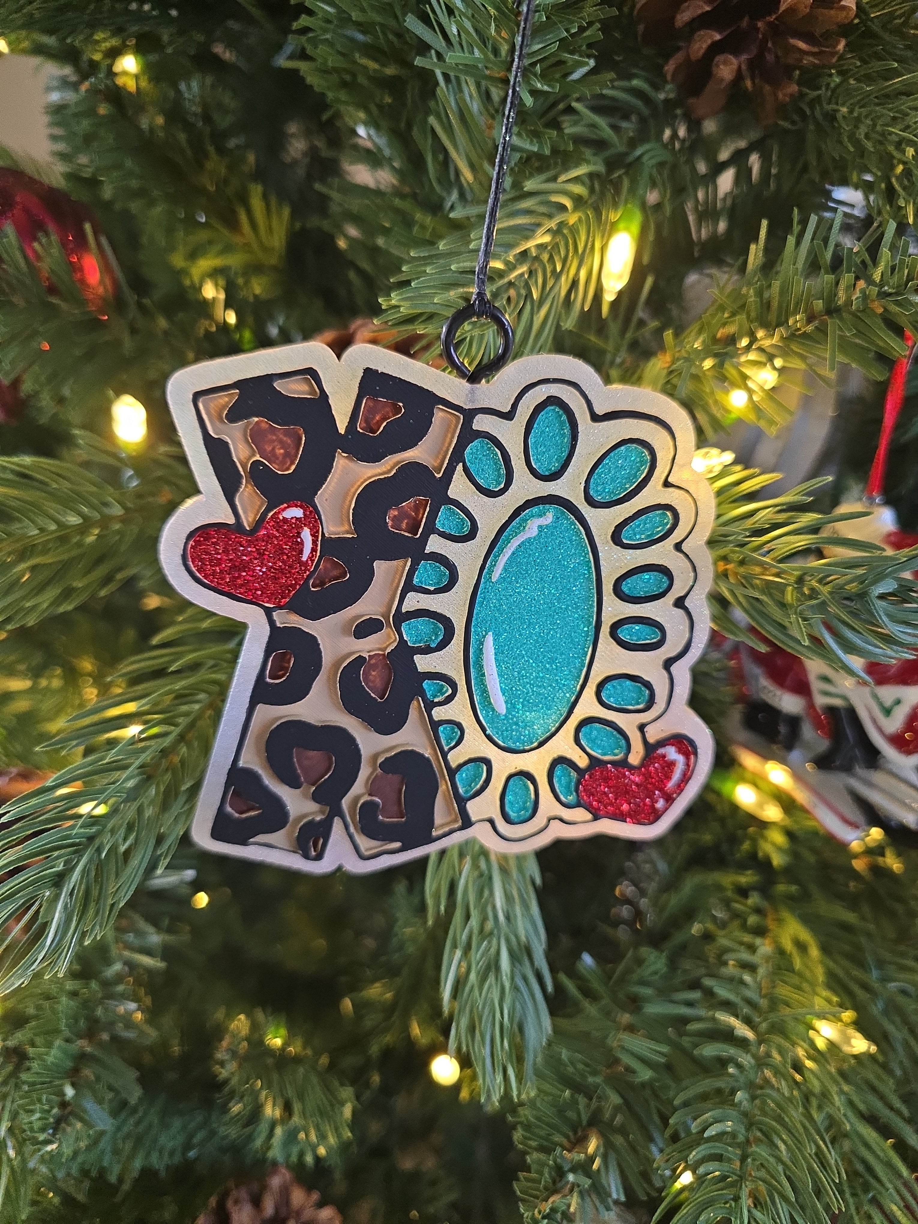 XO Western Glam Car Freshener | Turquoise Air Freshener