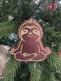 Zen Sloth Car Freshener | Cute Meditation Sloth Air Freshener