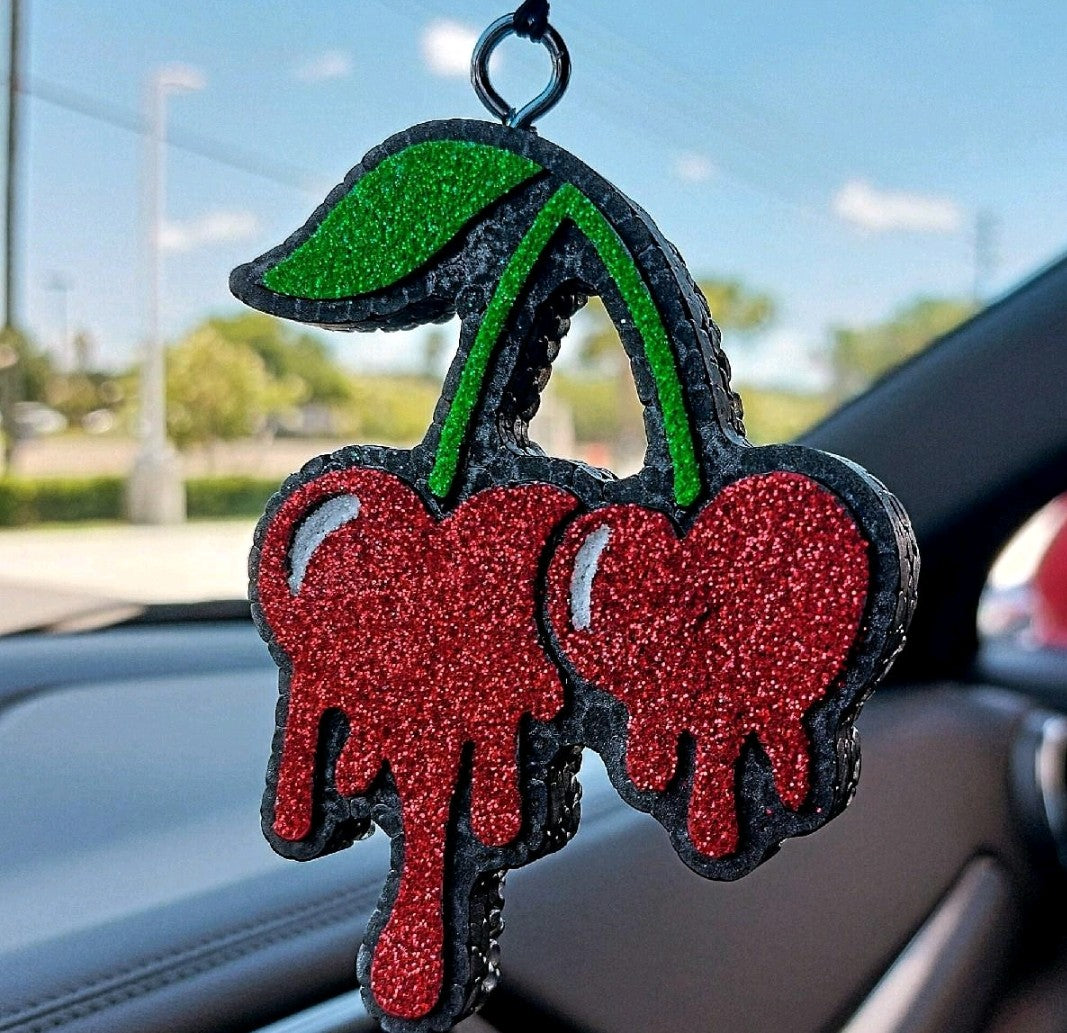 Drippy Cherry Car Freshener | Cute Aesthetic Cherry Air Freshener