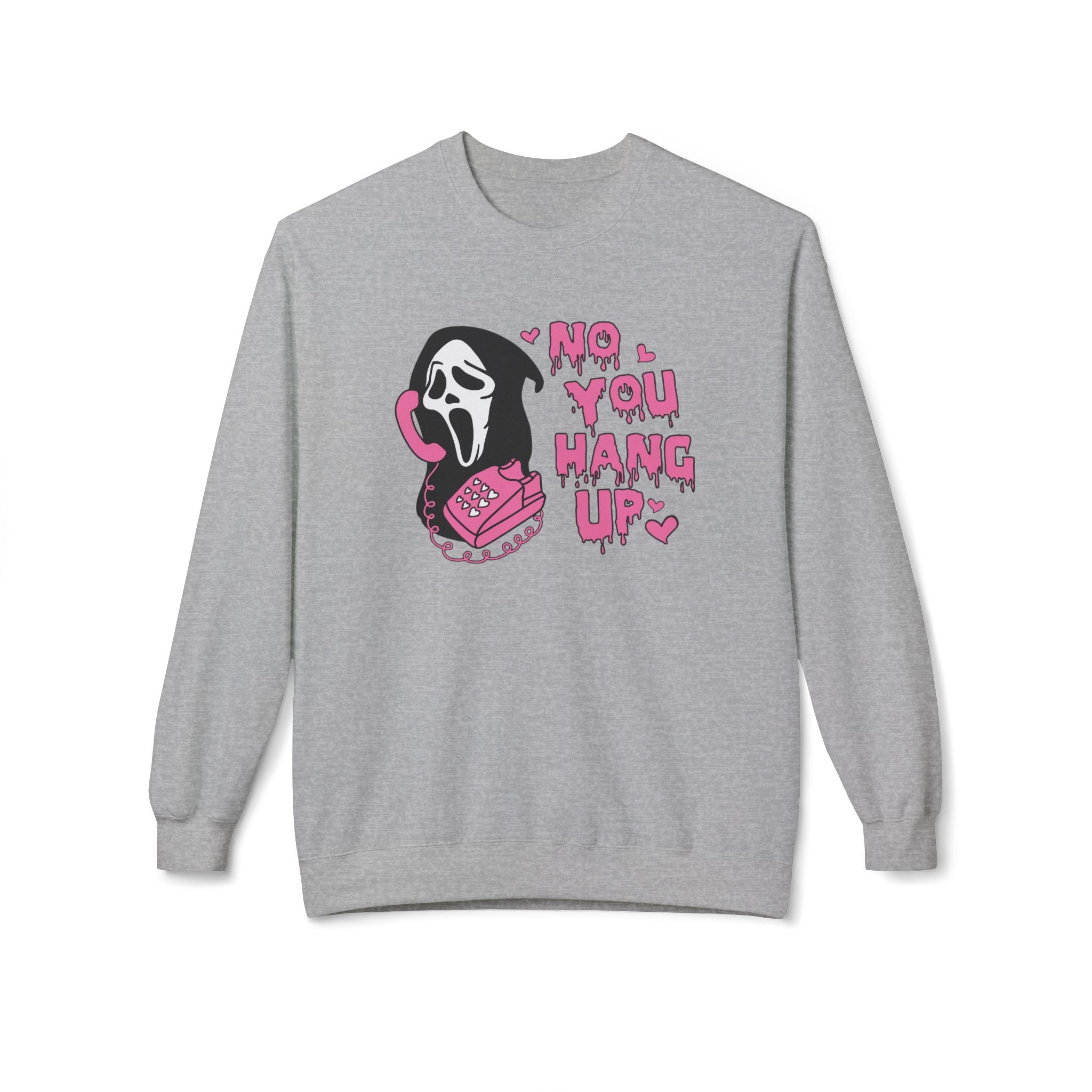 Ghost Face Sweatshirt - Halloween Sweater -No You Hang Up