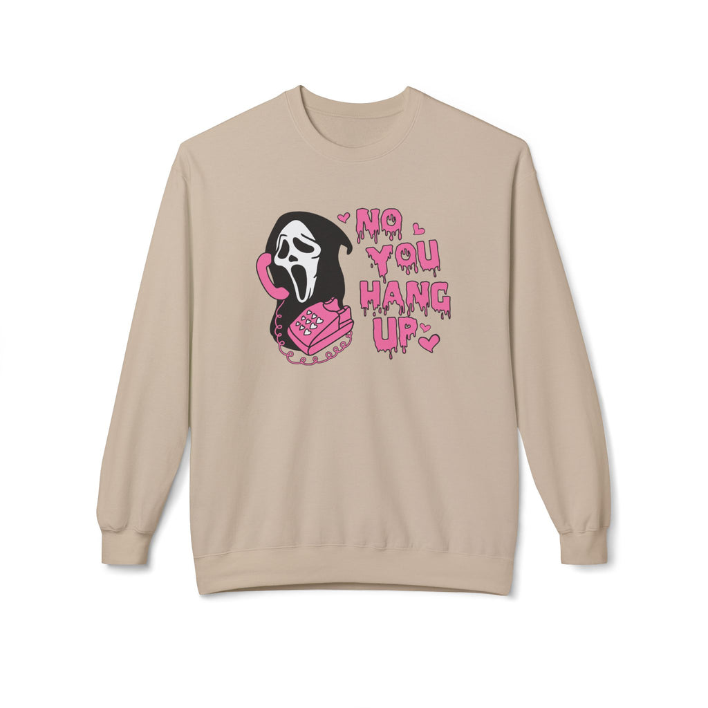 Ghost Face Sweatshirt - Halloween Sweater -No You Hang Up