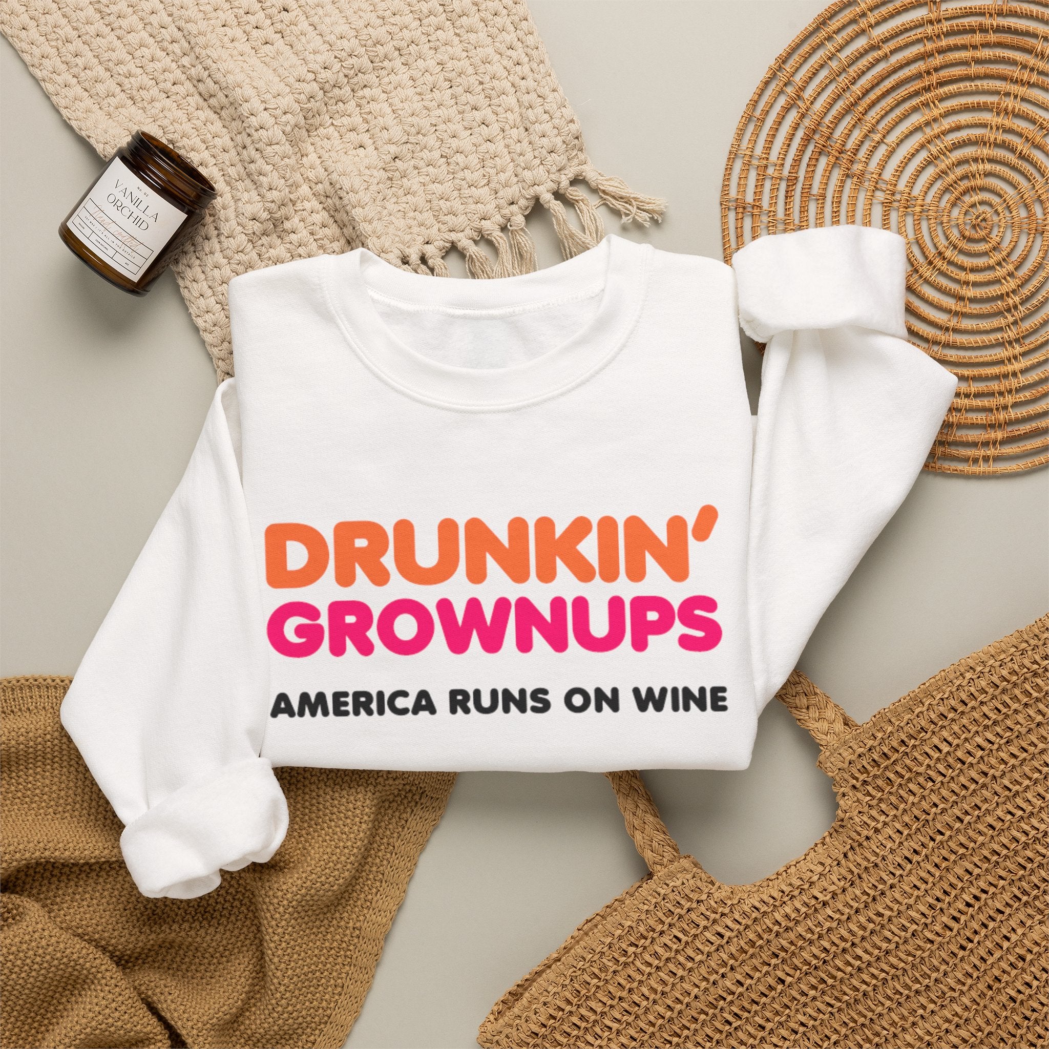 Drunkin Grownups Crewneck Sweatshirt