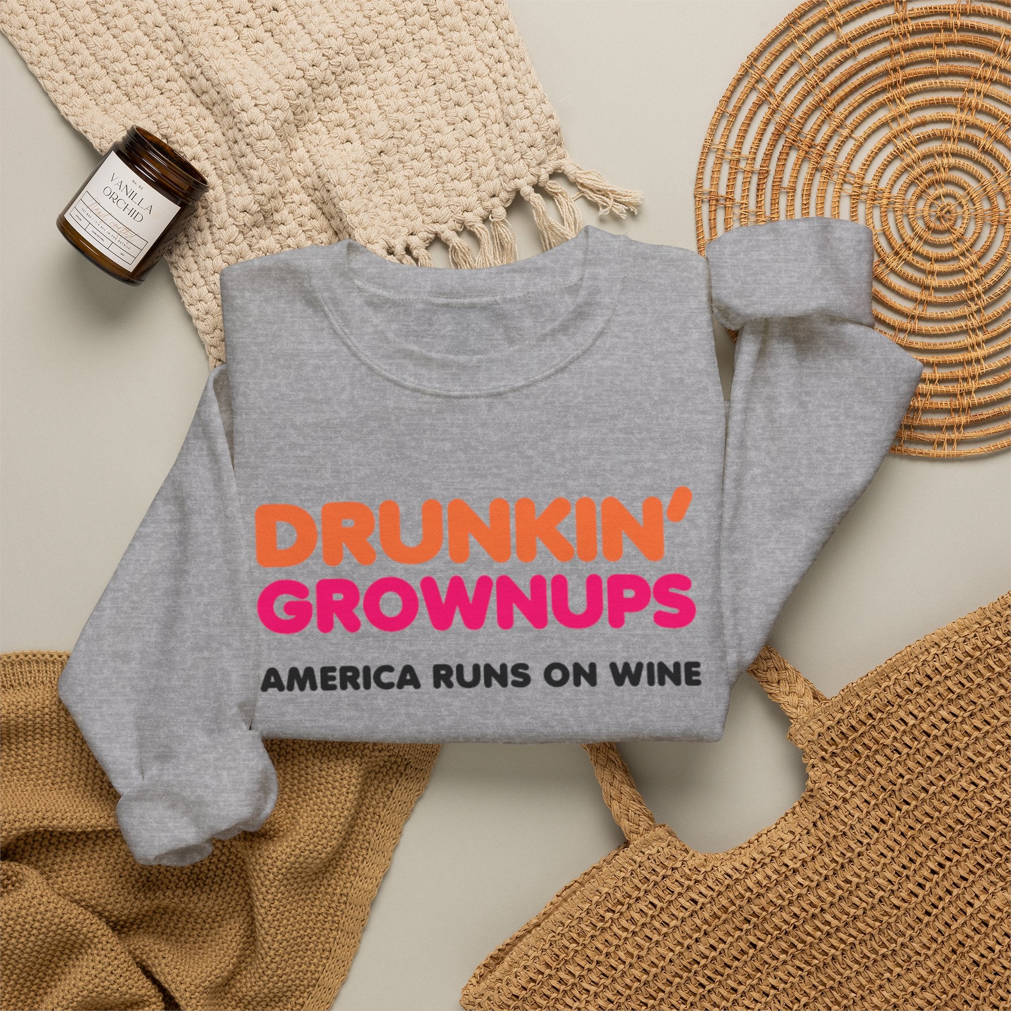 Drunkin Grownups Crewneck Sweatshirt