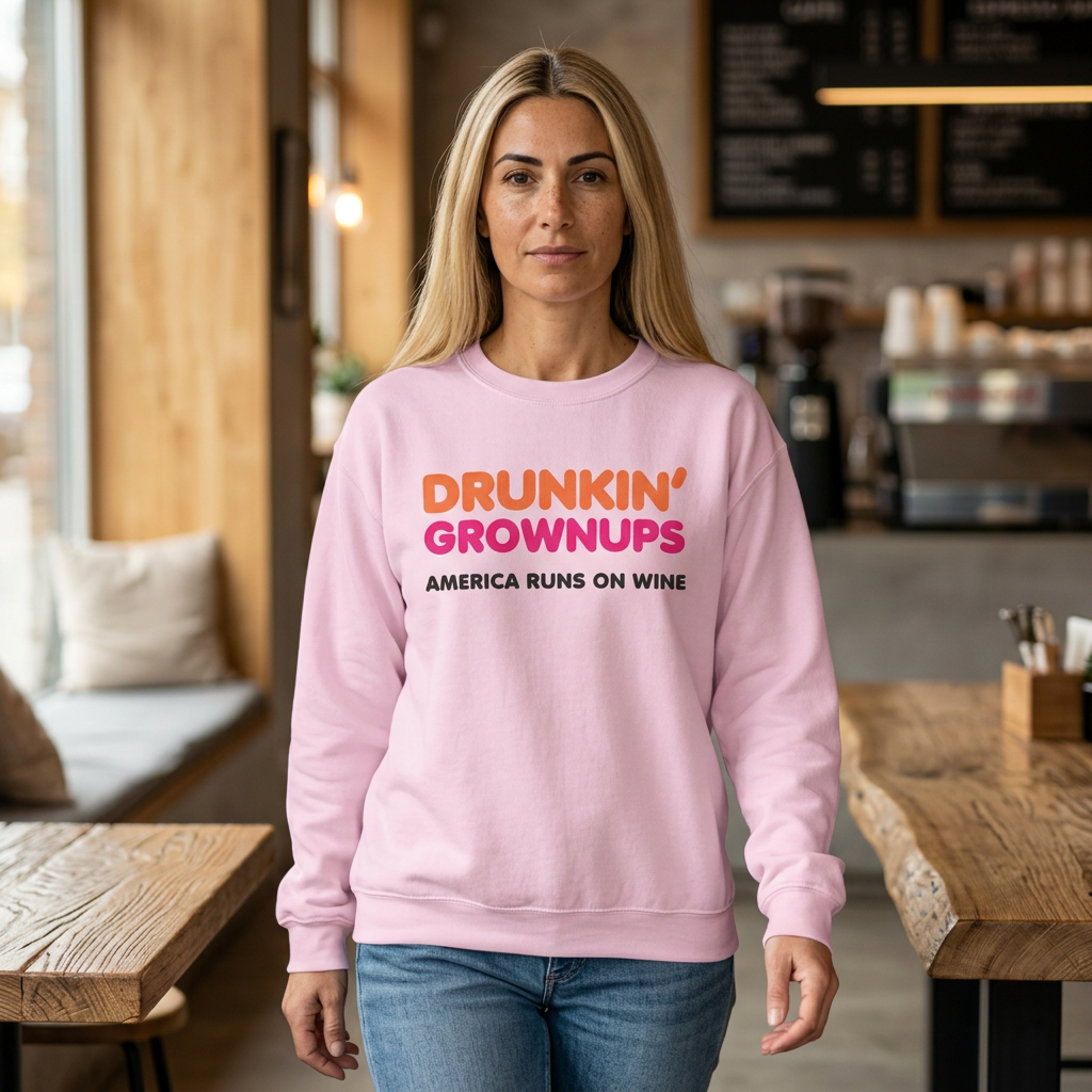 Drunkin Grownups Crewneck Sweatshirt