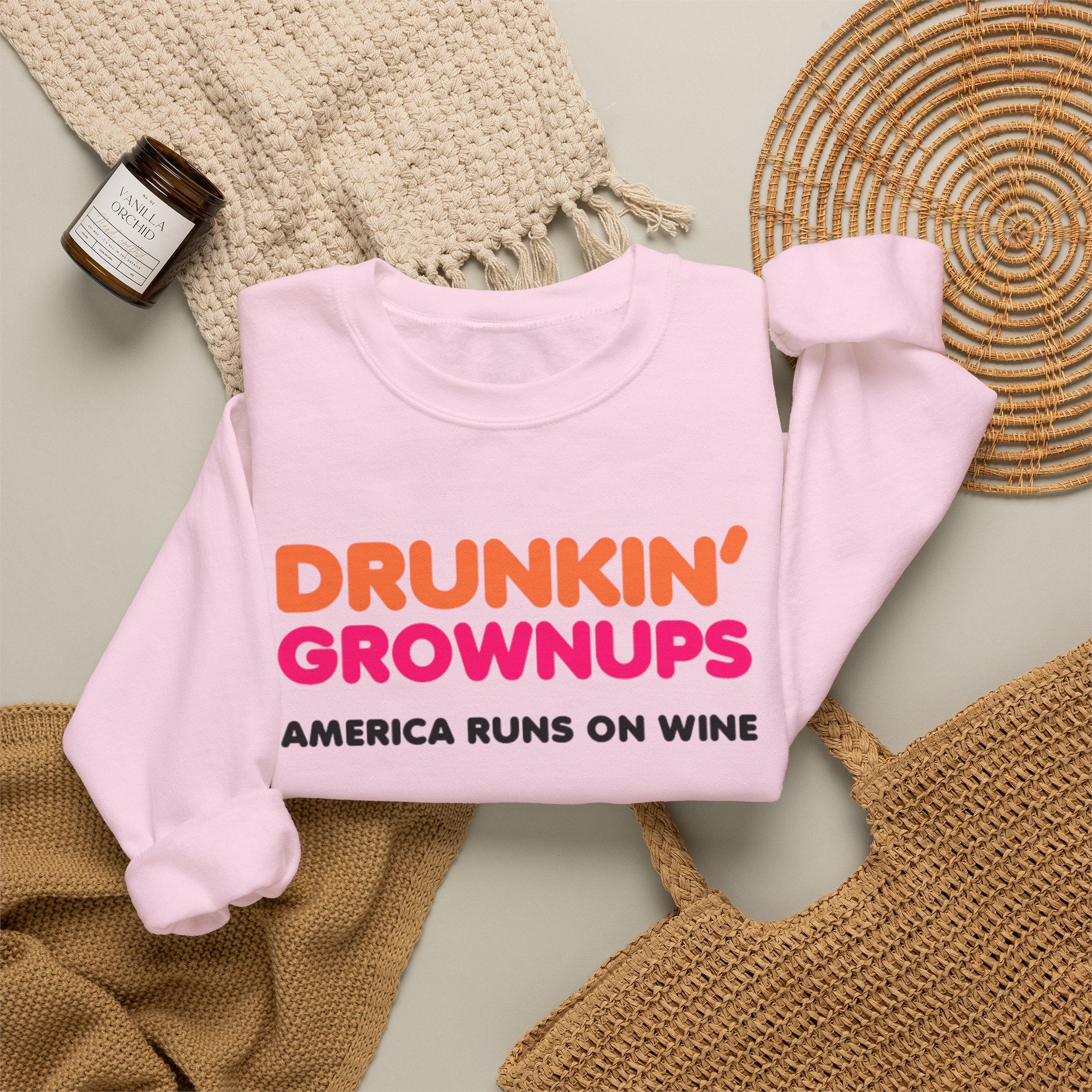 Drunkin Grownups Crewneck Sweatshirt