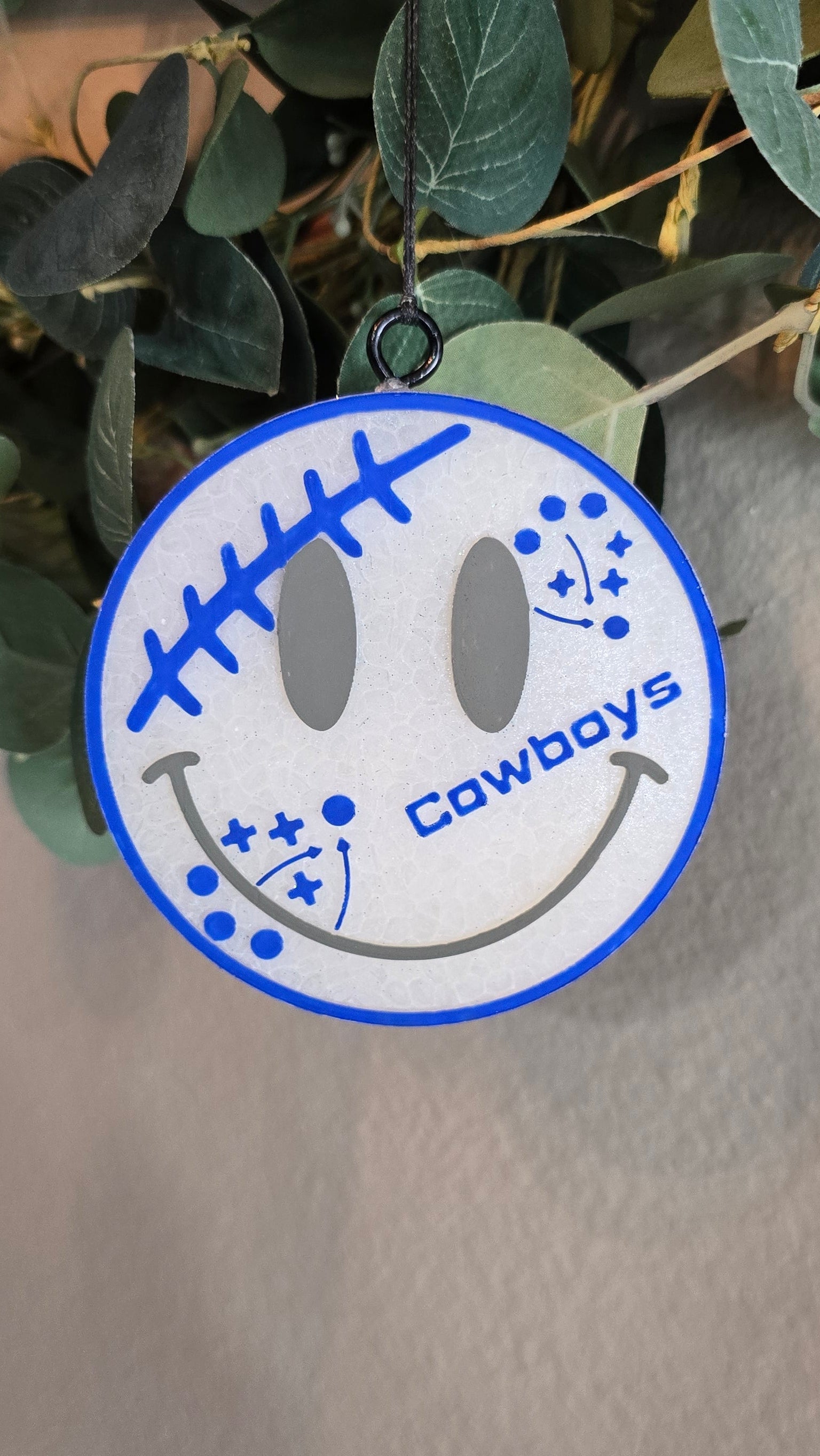 Dallas Cowboys Football Smiley Car Freshie | Sports enthusiasts