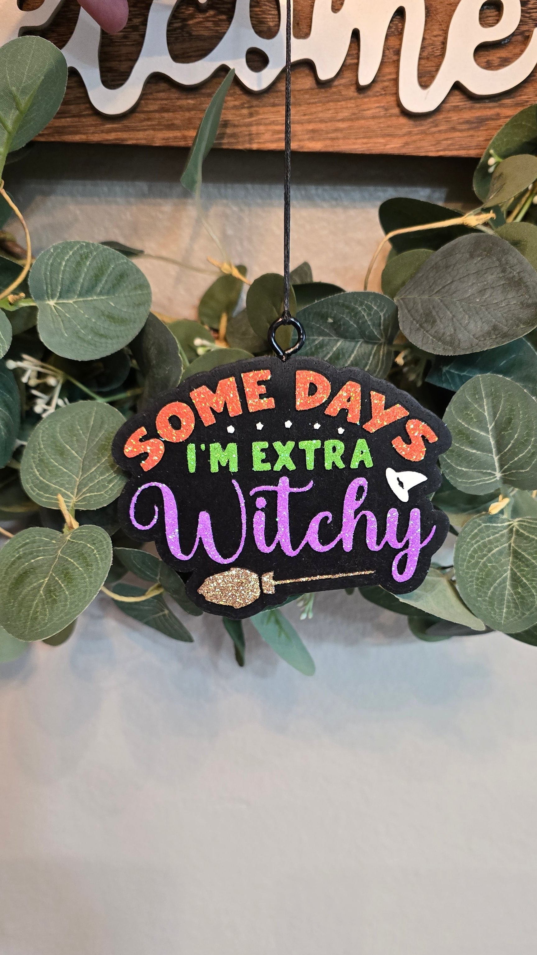 Extra Witchy Halloween Car Freshie