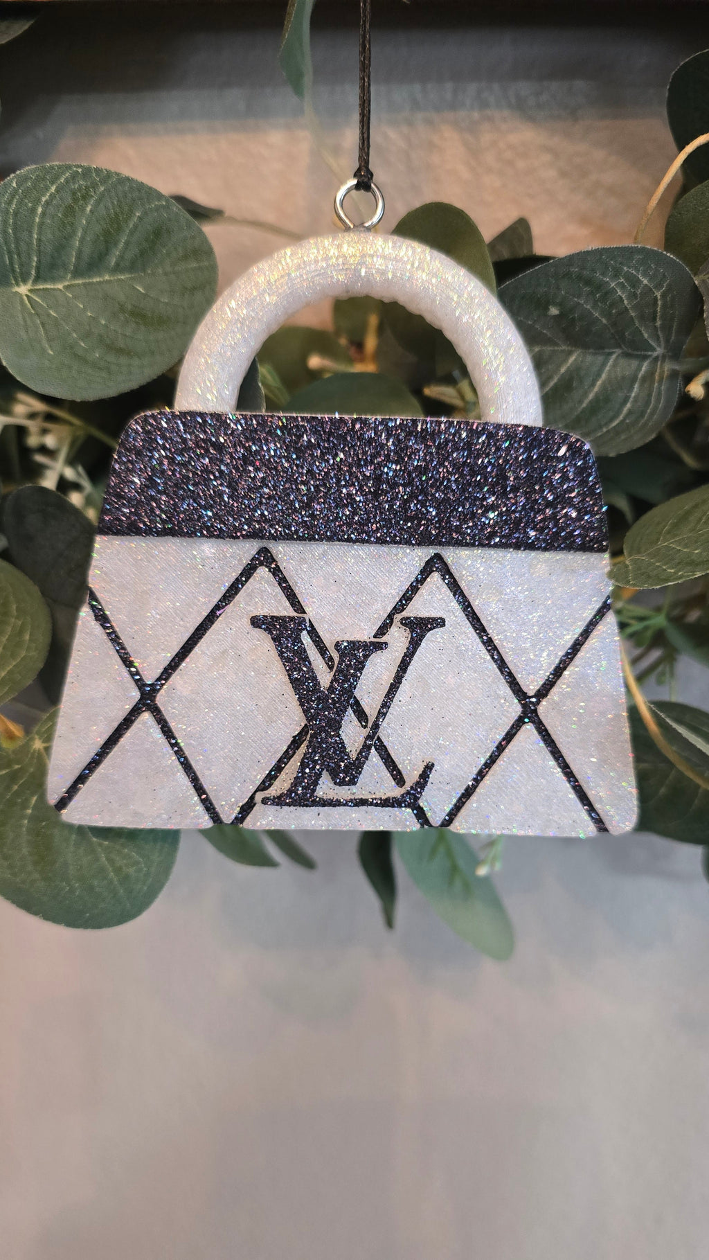 Designer-Inspired Handbag Car Freshie | Luxury Style Glitter Air Freshener
