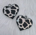 Heart Cow Print Car Freshie | Vent Clip Car Freshener / Western Car Freshie
