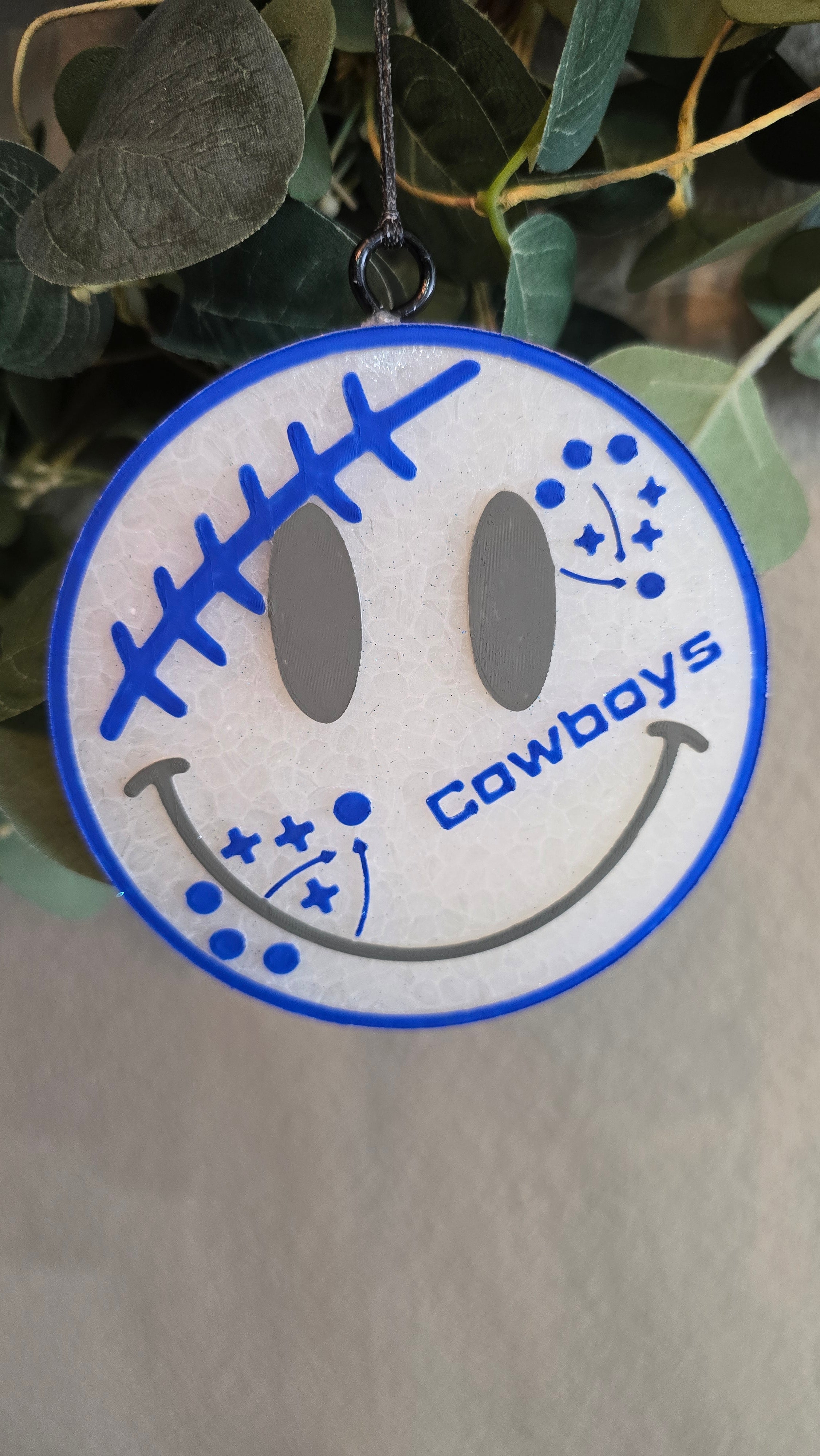 Dallas Cowboys Football Smiley Car Freshie | Sports enthusiasts