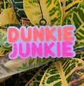 Dunkie Junkie Coffee Lover Car Freshie | Funny Coffee Air Freshener | Cute Car Scent | Gift for Coffee Addicts