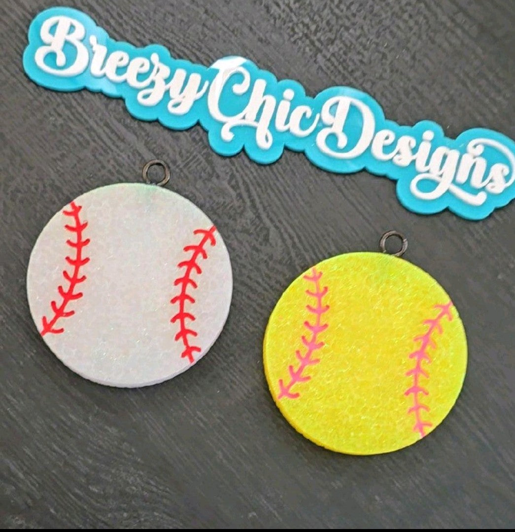 Baseball / Softball Car Freshie – Handmade Hanging Air Freshener