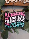 Running On Low Tire Pressure Car Freshie