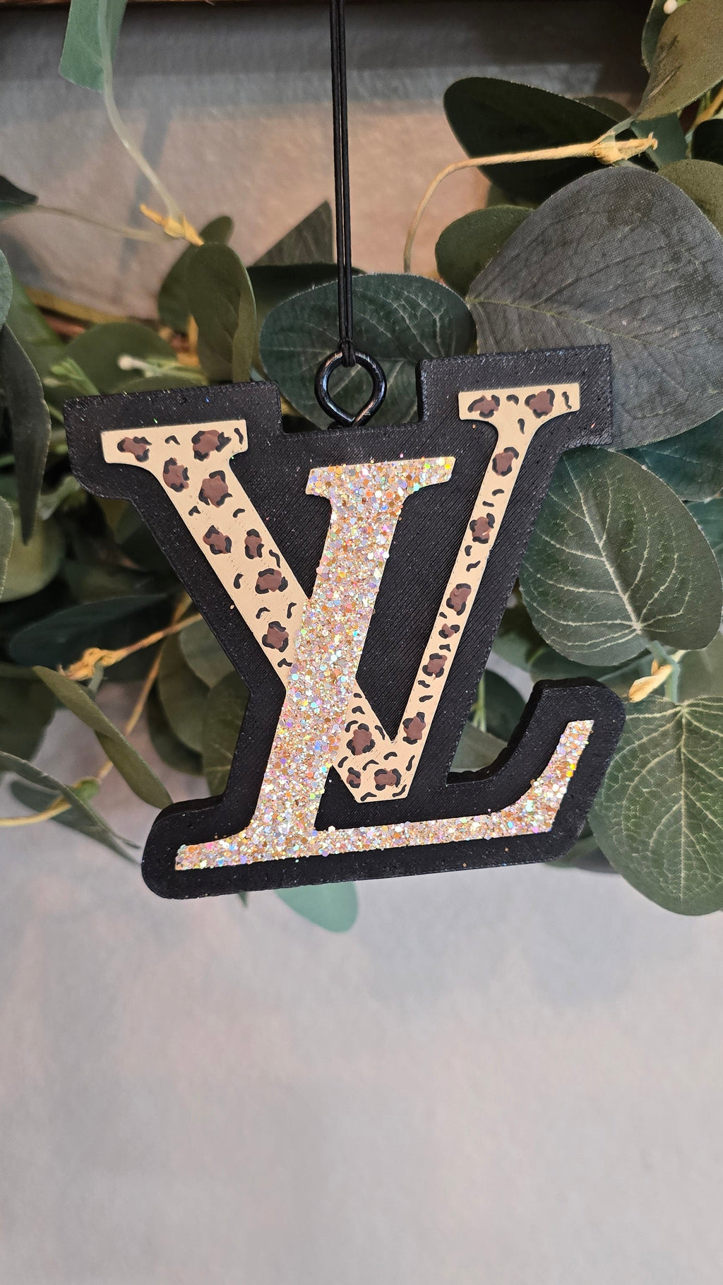 LV Designer Inspired Cheetah Print Car Freshie