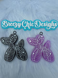 Balloon Dog Spider Web Car Freshie | Cute Spooky Hanging Air Freshener | Halloween Freshener